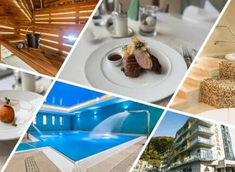 Romantická 3-chodová večera a wellness v Hoteli Panorama**** v centre Trenčianskych Teplíc