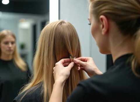 Predĺženie a zahustenie vlasov v salóne Infinity Beauty Point