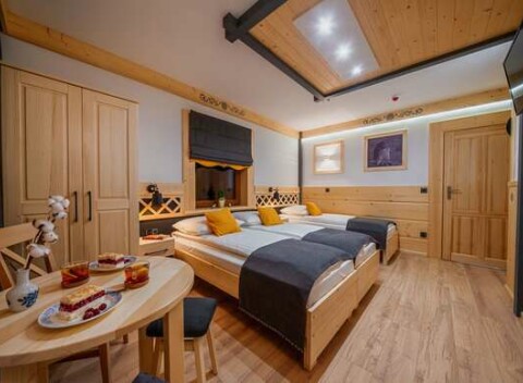 Willa u Gałów v horskej obci Poronin v poľských Tatrách - viaceré termálne kúpaliská v okolí