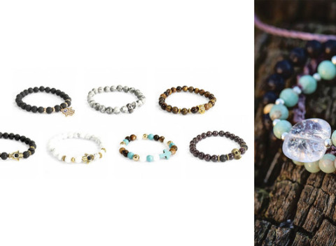 Boho náramky z ochranných kameňov - štýlový doplnok, ktorý aj pomáha.