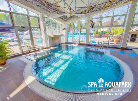 Turčianske Teplice v penzióne so vstupom do aquaparku a polpenziou + balíček zliav.