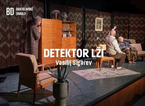Vstupenka na drsnú komédiu Detektor lži v SUD - Slovenskom umeleckom dvore v Petržalke