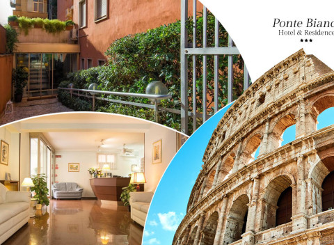 Rím: 3 čarovné dni v talianskej metropole s ubytovaním v Hoteli Ponte Bianco & Residence***.