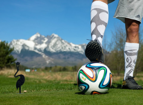 FootGolf - novinka na ihrisku Black Stork vo Vysokých Tatrách pre 1 až 4 ľudí.