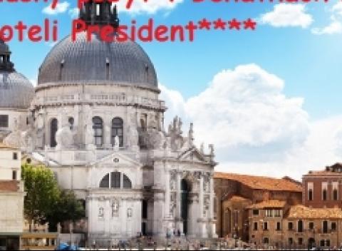 Luxusný Hotel President **** na 4 dni pre 2 osoby s bohatými raňajkami v Benátkach. Doprajte si luxus a romantiku Hotela President **** v Benátkach vo dvojici. Teraz len za 386 € !