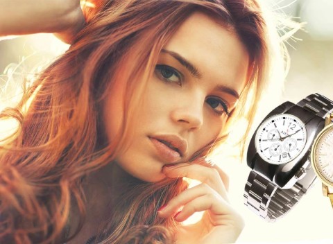 Kvalitné dámske hodinky značky Quartz a Aiers v zlatej alebo striebornej farbe.