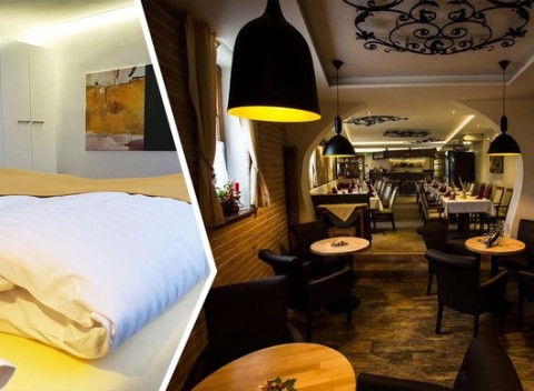 Romantický pobyt s degustačnou večerou a ochutnávkou vín vo  Ferdi´s Caffe Penzion.