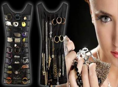 Závesný organizér na šperky Praktická pomôcka pre každú modernú dámu