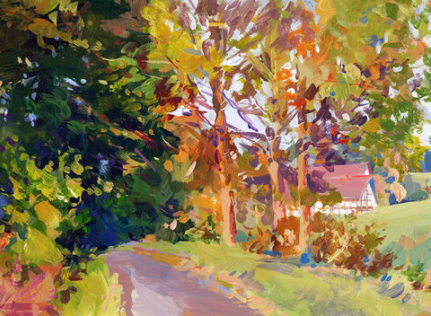 5-týždňový kurz maľby akrylom pre začiatočníkov a mierne pokročilých.