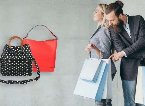 Štýlové farebné nákupné tašky - vhodná na všetky nákupy aj bežné nosenie