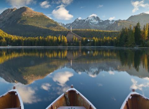 Jeseň vo Vysokých Tatrách Možnosť stravovania sa v štýlovej reštaurácii