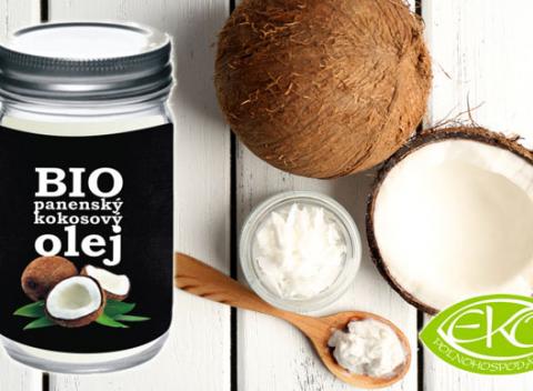  BIO panenský kokosový olej Bohaté využitie v kuchyni, na podporu zdravia 