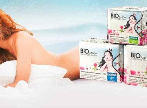 BIOanion® intímne vložky Antibakteriálna dámska hygiena
