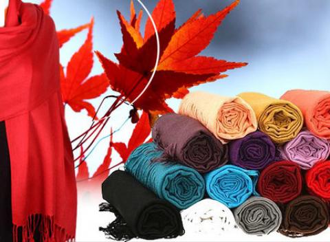 Luxusný doplnok na zimu Originálny hebký šál pašmínového typu