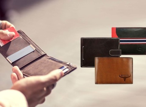 Pánske peňaženky z kože - praktické s veľkým množstvom priehradok.