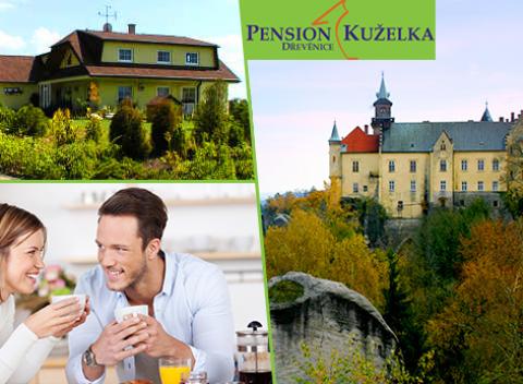 Čarovný oddych v prírode Rajský oddych v Penzióne Kuželka v Českom raji 