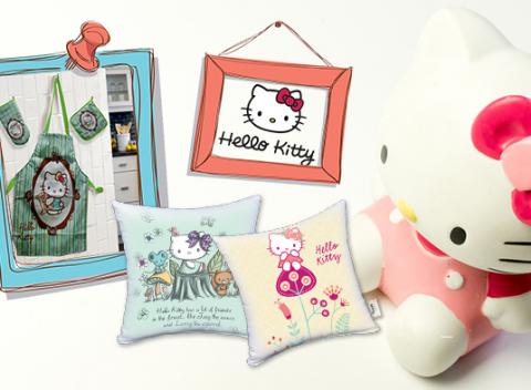 Hello Kitty vankúšiky Kuchynské sety, podložky či poťahy na matrac