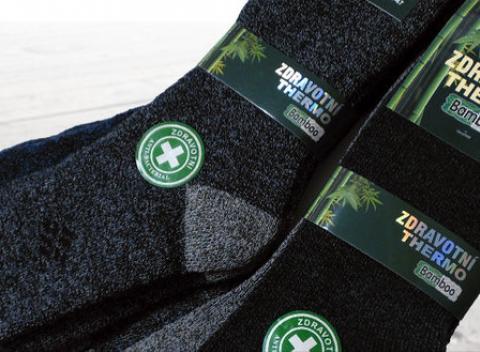 Majte nôžky stále v teple Pohodlnných 6 párov zdravotných termo ponožiek