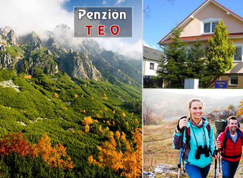 Úžasná jeseň v Tatrách Rodinná dovolenka v penzióne Teo na 3 či 4 dni