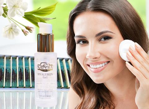 Krásne mladá a svieža pleť Kyselina hyalurónová v ampulkách alebo gél