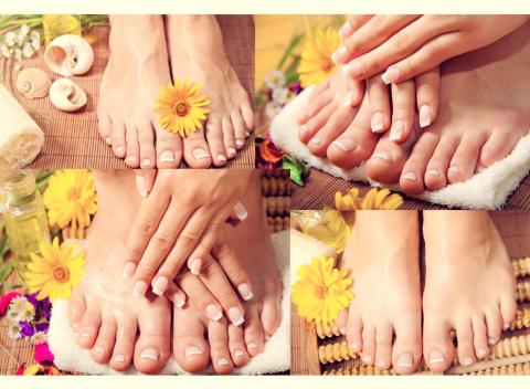 Starostlivosť o ruky a nohy Wellness manikúra, klasická - medicínska pedikúra 