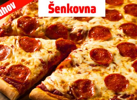 Úžasná talianska špecialita Chrumkavá a veľká pizza v pube Šenkovna 