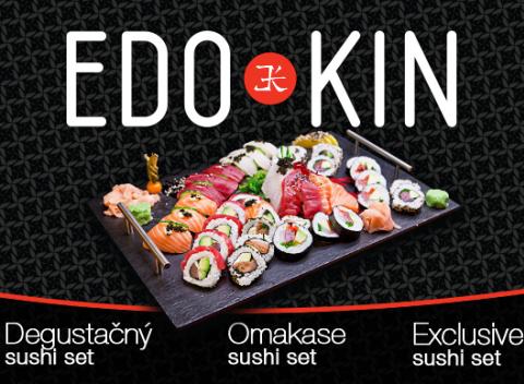 Degustačné sushi sety Darujte gastronomický zážitok v EDO-KIN v BA