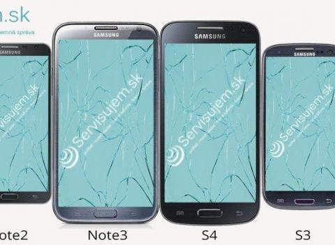Displej musí fungovať Výmena predného skla pre telefóny Samsung