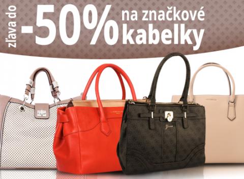 Kabelky známych značiek Zľava do výšky 50 % na celý sortiment