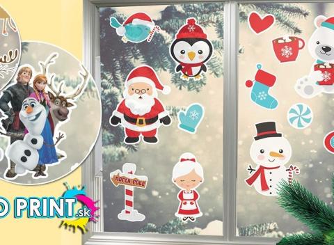 Vianočné samolepky Vdýchnite vianočnú atmosféru aj do vašich okien 