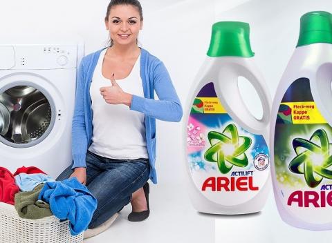 Dajte zbohom škvrnám Tekutý gél Ariel Actilift Original na pranie 