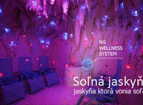 45 min pobyt v soľnej jaskyni Pre zdravie  a relax organizmu 