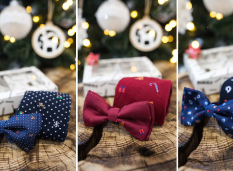 Set: Bláznivé ponožky Crazysocks veľkosť 40-45, kravata alebo motýlik, darčeková krabička.