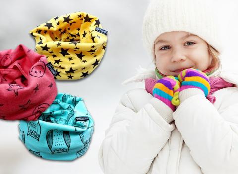 Krásny univerzálny nákrčník Doplnok pre deti aj tínedžerov v 3 vzoroch