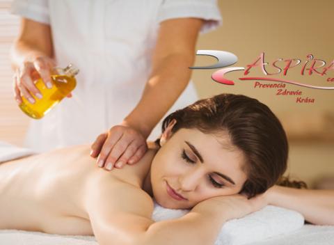 Aromaterapeutická masáž Nechajte sa vtiahnuť do sveta relaxu a pohody