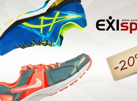 Špičkové kvalitné topánky 20% zľava na obuv v predajniach EXISPORT