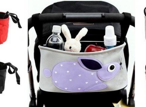 Organizér na kočiarik Dostatok miesta na vreckovky, mobil i kľúče