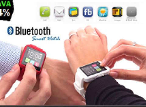 Štýlový doplnok SmartWatch Inteligentné hodinky s dotykovým displejom