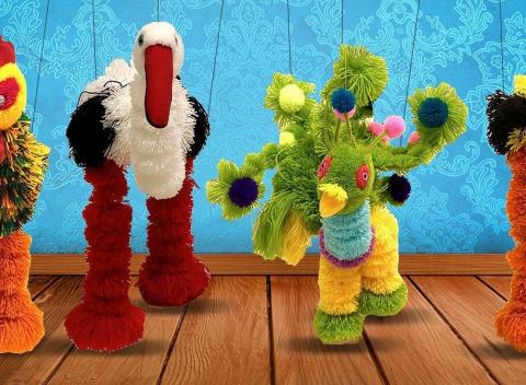 Urobte si doma malé zoo Bavlnkové bábky na silikónovom motúziku