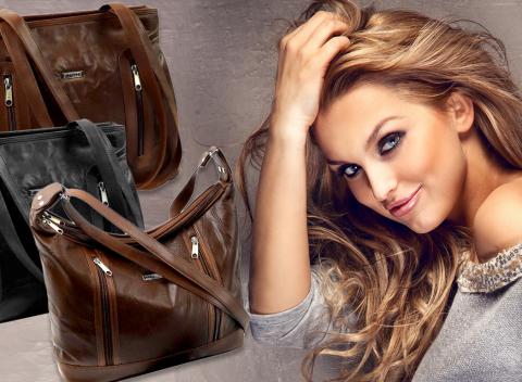 Dámske kožené kabelky Klasická elegancia v štýle Guido Banini