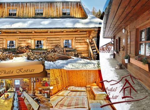 Vôňa dreva a jedličiek, chuť ovčieho syra a mlieka, praskot v krbe a vrzganie snehu pod nohami. Dovolenka v Chate Kožiar alebo Salaši Žiar.