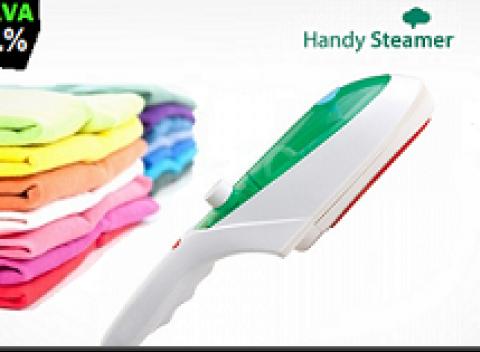 A žehlenie bude radosť! Vertikálna naparovacia žehlička HANDY STEAMER predstavuje maximálnu starostlivosť o Vaše oblečenie.