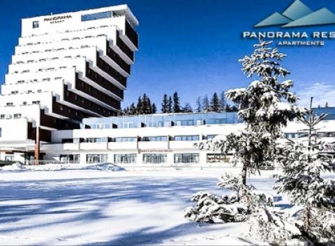 Lyžiarsky pobyt ideálny pre skupinu priateľov a rodiny s deťmi. Ubytovanie v apartmánoch luxusného rezortu Panorama s výhľadom na Tatry.