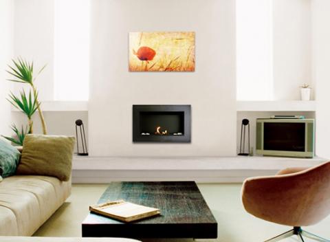 Doprajte si skvelú pohodu u vás doma. Lesklý či matný biokrb Qubik na rýchle zohratie miestnosti a elegantnú deoráciu interiéru.