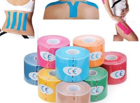 Tape páska v deviatich farebných variantách. Vhodná na fixáciu pri športových aktivitách.