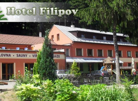 Rodinná dovolenka ako vyšitá v nedotknutej prírode Bielych Karpát, v hoteli Filipov*** s  polpenziou a neobmedzeným vstupom do wellness.