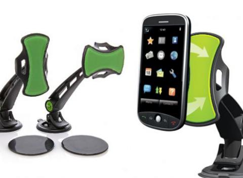 Držiak Grip Go na telefón či navigáciu v aute jednoducho upevníte na čelné sklo či palubnú dosku a mobil už vám nikdy nespadne.