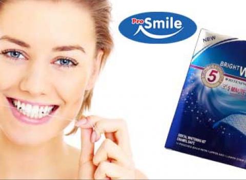 Fantastické 5-minútové bieliace pásiky Bright White. Túžite po žiarivom úsmeve? Vieme ako na to! Predstavujeme Vám revolučnú novinku.