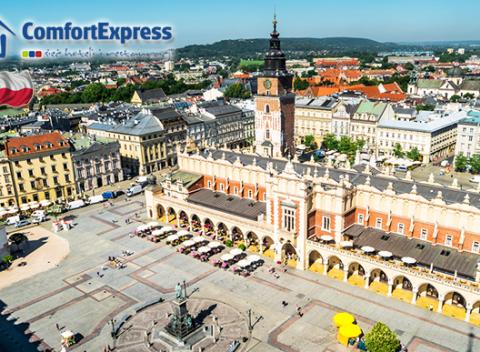 Spoznajte krásy a históriu Poľska. Ubytovanie na 3-4 dni v hoteli ComfortExpress ***, ideálna poloha pre objavovanie turistických atrakcií.