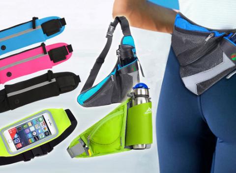 Športové tašky a ľadvinky na behanie, turistiku alebo horolezectvo vám ochránia a uložia všetky veci, ktoré bežne potrebujete mať po ruke.